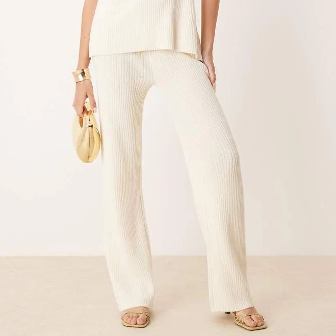 two piece set ASOS Knit Wide Leg Pants ASOS $17.19