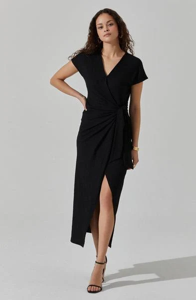 dress Astr The Label Women's Knit Wrap Midi Dress ASTR the Label $79
