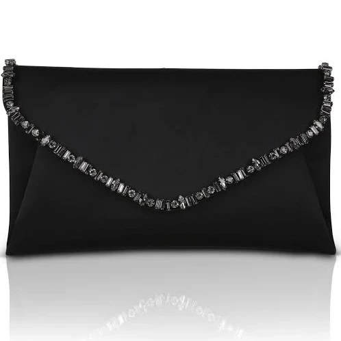 bag Badgley Mischka Mika Elegant Satin Envelope Clutch Badgley Mischka Web $105