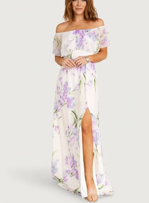 dress Baltic Born Daphne Off-Shoulder Floral Maxi Dress Baltic Born $71