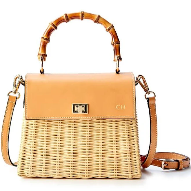 bag Bamboo Wicker Crossbody Bag Mark and Graham $169