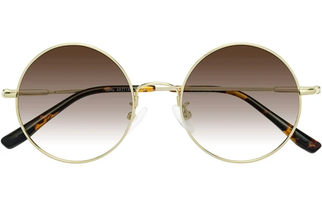 accessory Belly Retro-Vintage Flexible Round Sunglasses Yesglasses $51.9