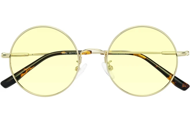 accessory Belly Retro-Vintage Flexible Round Tinted Sunglasses Yesglasses $44.4