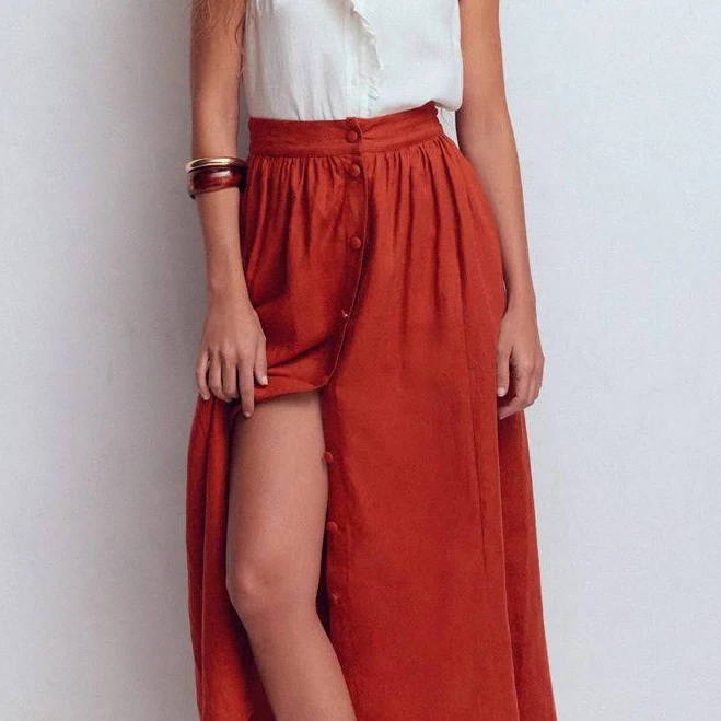 maxi skirt Boden Women's Emma Linen Maxi Skirt Boden $142.5