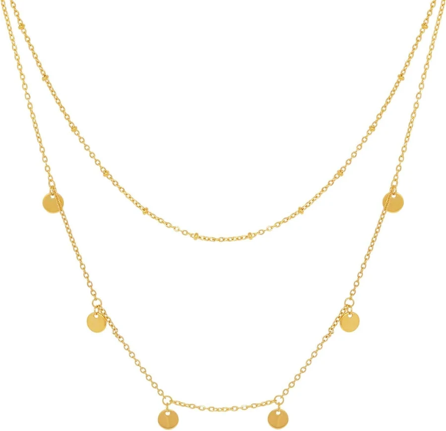 accessory Bohomoon Thea Layered Sweatproof Necklace Bohomoon $20