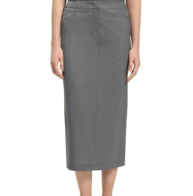 skirt Boss Women's Melange Virgin Wool Pencil Skirt Macy's $165
