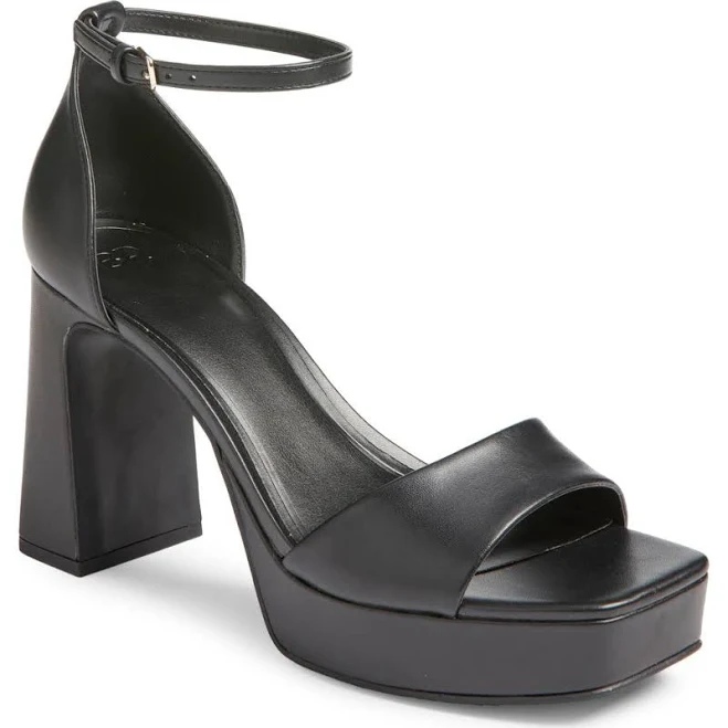 shoes BP. Helix Platform Ankle Strap Sandal in Black at Nordstrom, Size 6.5 Nordstrom $59.95