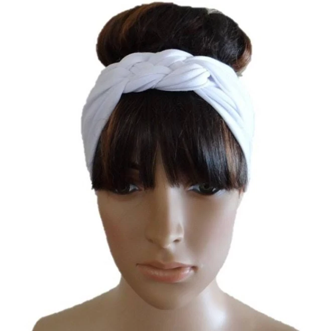 accessory Braided Cotton Spandex Hairband Etsy - lynamobley2012 $10.62