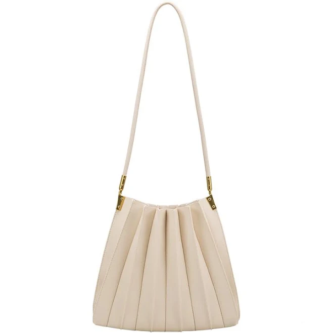 bag Carrie Pleated Shoulder Bag Melie Bianco $120