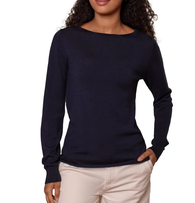 top Celtic & Co. Women's Merino Fine Knit Boat Neck Sweater Macy's $132