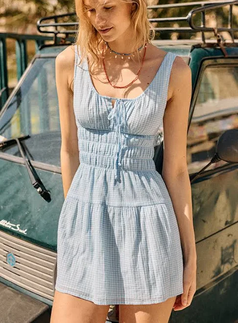 sundress Ciao Lucia Gianluca Dress Gingham Ciao Lucia $138