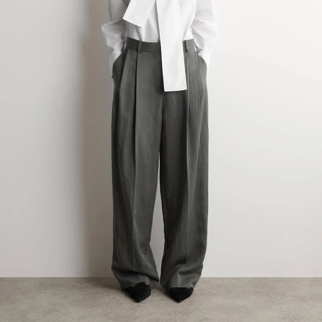 bottoms Cos Women's Relaxed Fluid Wide-Leg Pants COS US $139