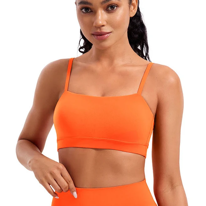 crop top Crz Yoga Butterluxe Adjustable Thin Strap Bra shop.crzyoga.com $20
