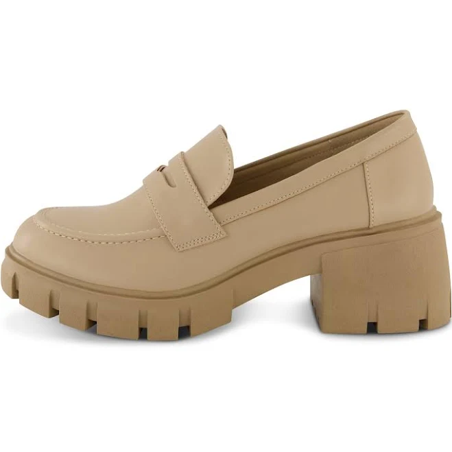 shoes Cushionaire Women's Pierce Casual Slip-on Lug Sole Loafer +Memory Foam Cushionaire $24.99