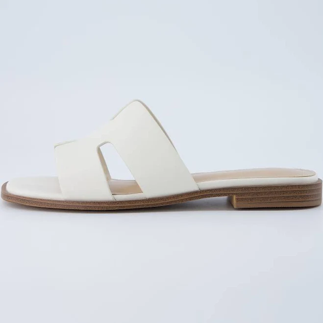 shoes Cushionaire Women's Voyage Cutout Strap Slides Cushionaire $44.99