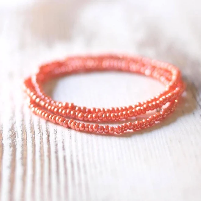 accessory Czech Glass Tiny Seed Bead Bracelet Etsy - GinghamOwlCreativeCo $12