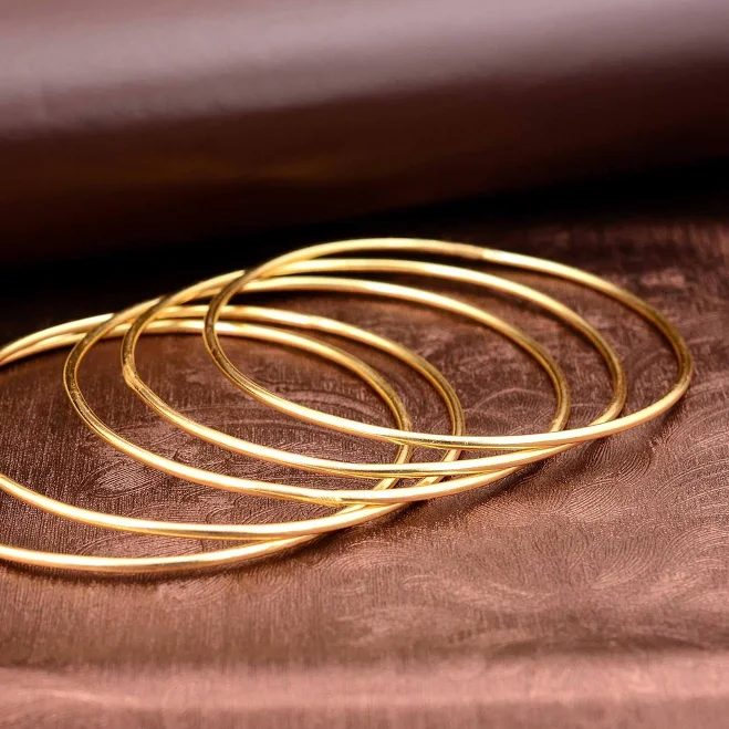 accessory Dainty Gold Bangle Set Etsy - Seller $16.44