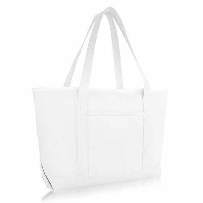 bag Dalix 23" Premium 24 oz. Cotton Canvas Shopping Tote Bag Target $19.95