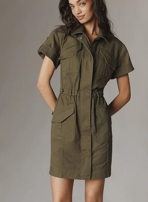 sundress Derek Lam 10 Crosby Utility Mini Dress Anthropologie $495