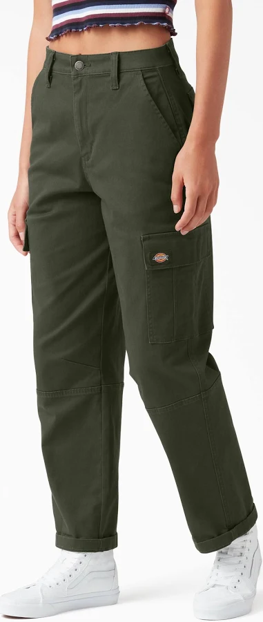 pants Dickies Women's Relaxed Fit Cropped Cargo Pants Dickies.com $54.99