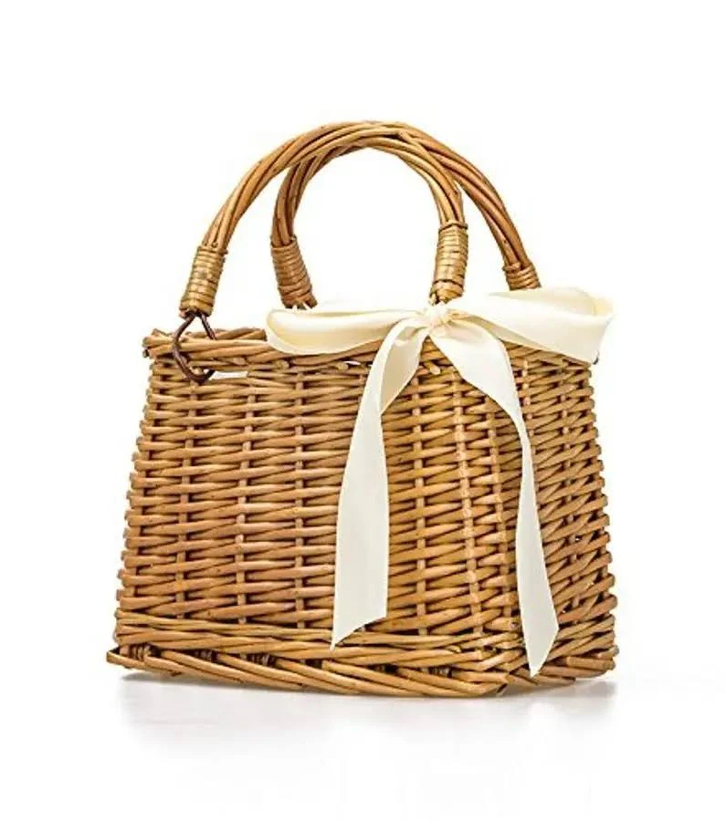 bag Dokot Women's Natural Handwoven Wicker Rectangular Basket Tote AliExpress $48.78