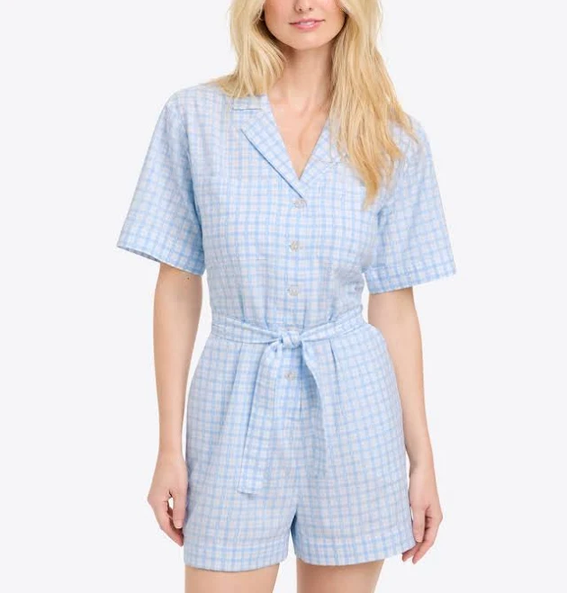 romper Draper James Gingham Tie Waist Romper Draper James $29