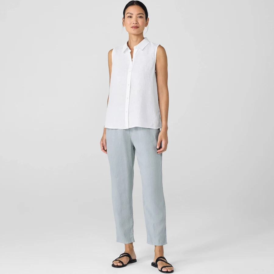 sleeveless top Eileen Fisher Women's Classic Linen Shirt Eileen Fisher $95.2