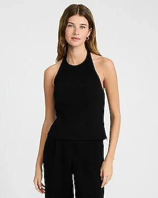halter neck Express Women's Signature Crepe Halter Top Express $78