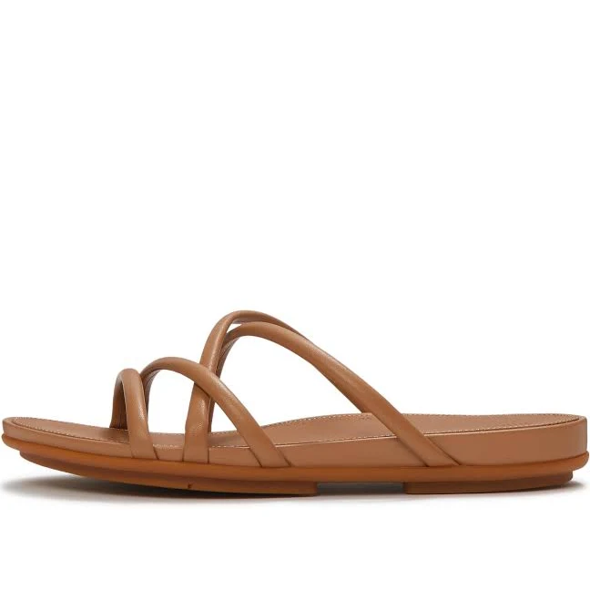 shoes FitFlop Women's Gracie Leather Strappy Back-Strap Sandals FitFlop Official Shop $120