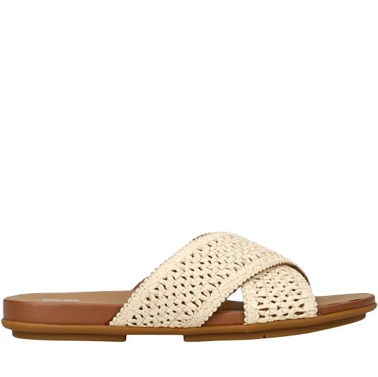 shoes Fitflop Women's Gracie Raffia Sliders Editorialist $98