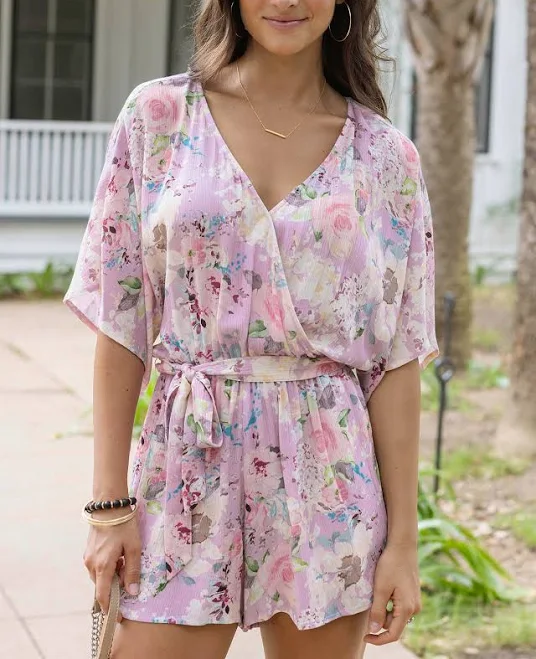 romper Floral Romper Grace and Lace $20.99