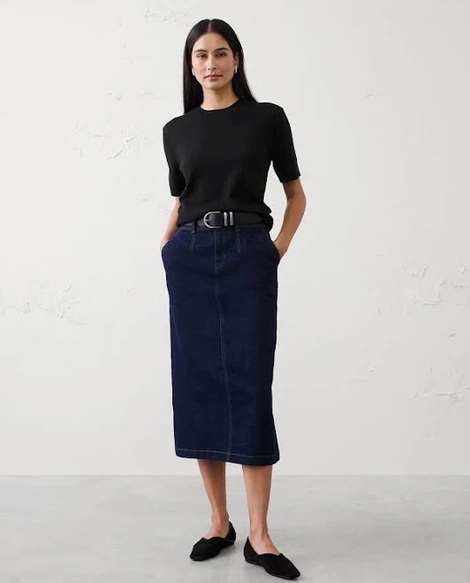 top Forever Short-Sleeve Sweater Banana Republic Factory $36