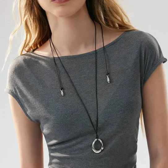 accessory Geometric Pendant Necklace Cider $7.9