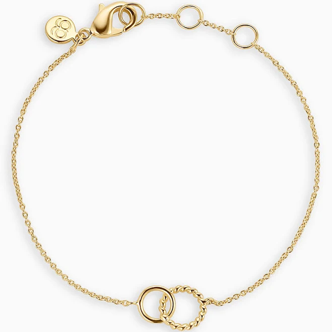 accessory Gorjana Women's 18k Gold Crew Charm Bracelet gorjana $60