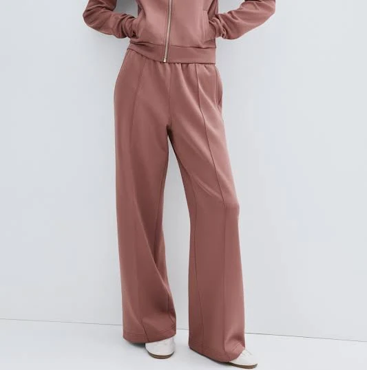 activewear H&M Ladies Crease-Front Pull-On Pants H&M $24.99