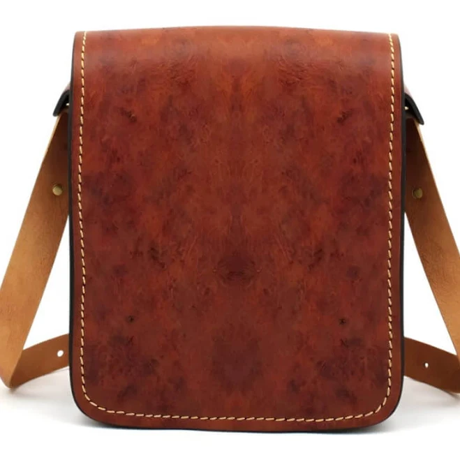 bag Handcrafted Leather Crossbody Purse Marrakeche Crafts $88.44