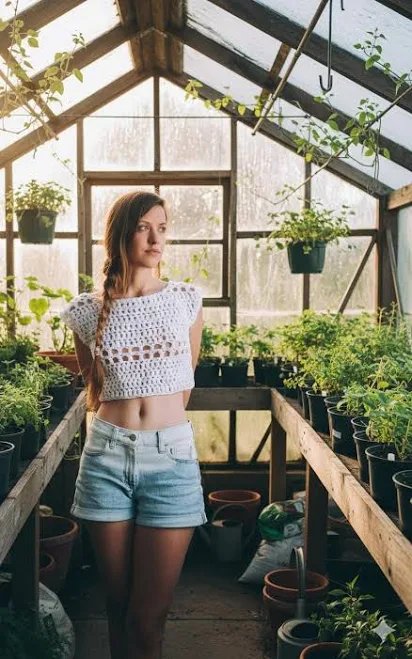 top Handmade White Crochet Crop Top - Boho Summer Knit Blouse for Women - Sleeveless Cotton Mesh Sweater - Hippie Festival Top - Gift for Her Etsy - Seller $3.68