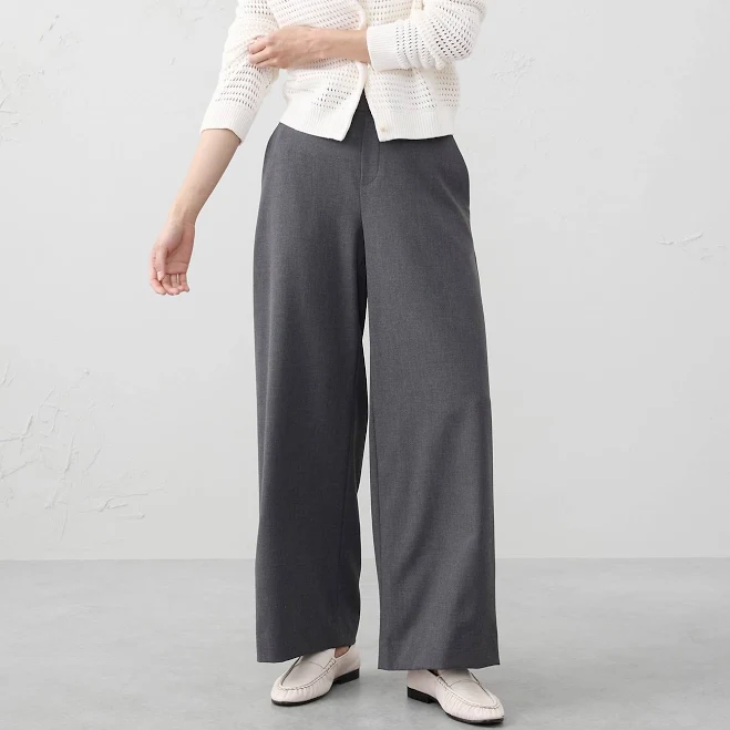wide leg outfits Hayden Wide-leg Pants Banana Republic Factory $50