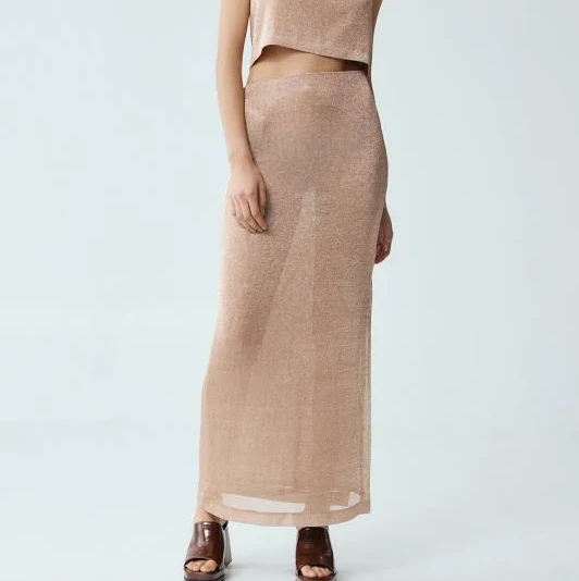 maxi skirt Heavy Metal Knit Maxi Skirt thirdform.com $90
