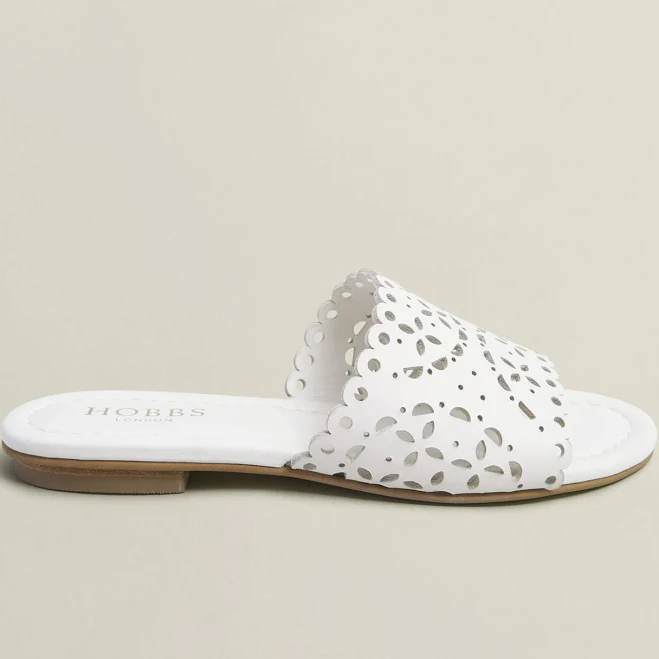 shoes Hobbs Brodie Leather Slides Hobbs $225
