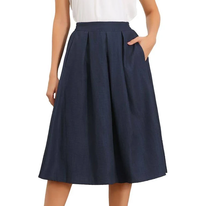 skirt Inspire Chic Women's High-Waisted Pleated Midi Skirt Kohl's $34.99
