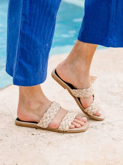 shoes It's All You Need Natural Jute Sandals The Mint Julep Boutique $21