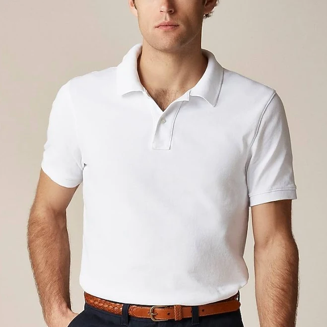 top J.Crew Men's Classic Piqué Polo Shirt J.Crew $79.5