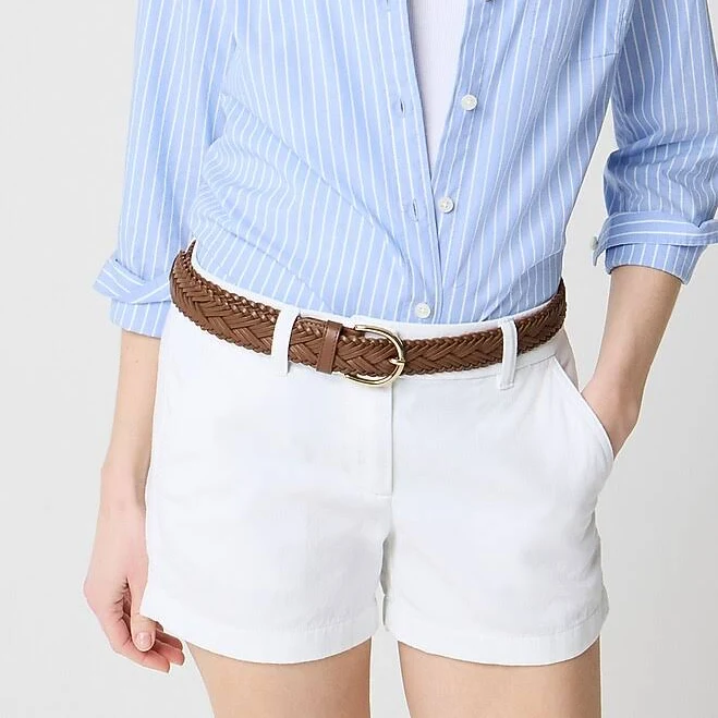 shorts J.Crew Women's 3.5" Classic Chino Short J.Crew Factory $29.95