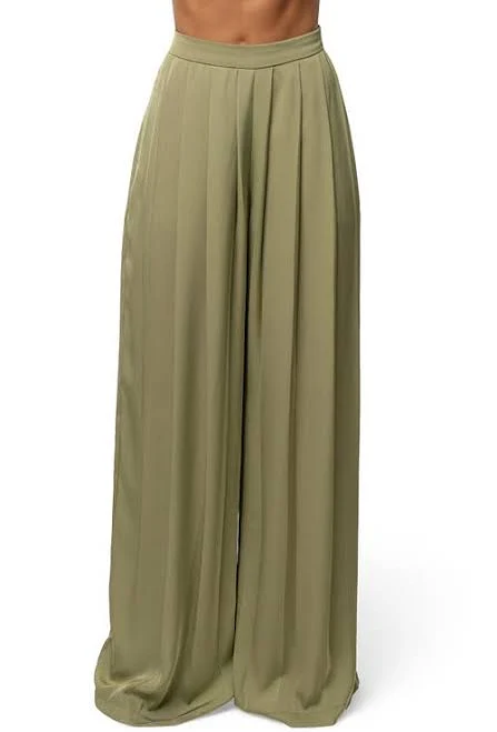 pants JLUXLABEL Clara Wide Leg Pleated Trousers Nordstrom $98