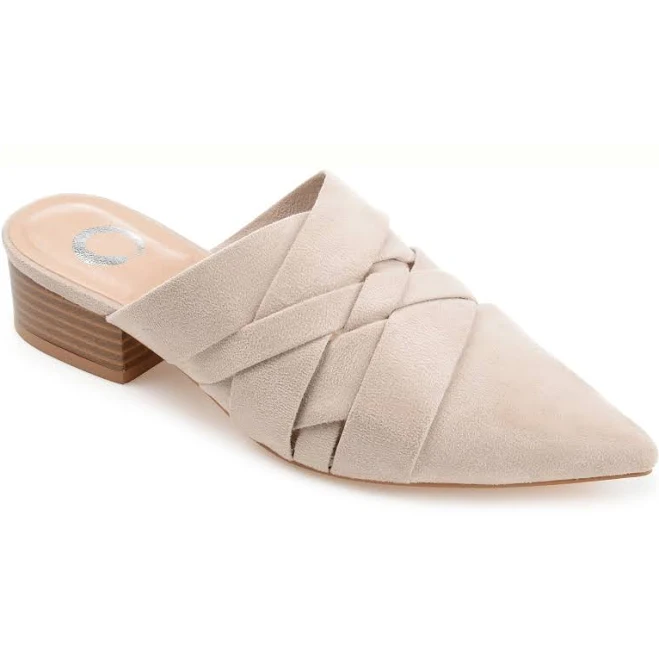 shoes Journee Collection Women's Kalida Mule Faux Suede Flats ShopSimon $44.99