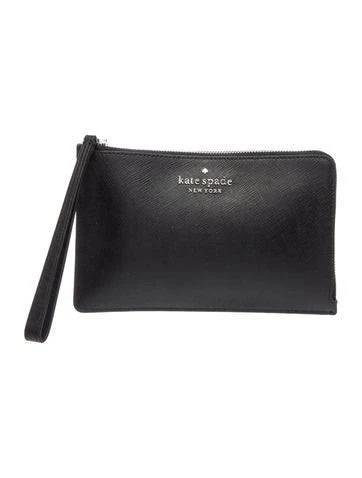 bag Kate Spade New York Saffiano Leather Clutch in Black The RealReal $30