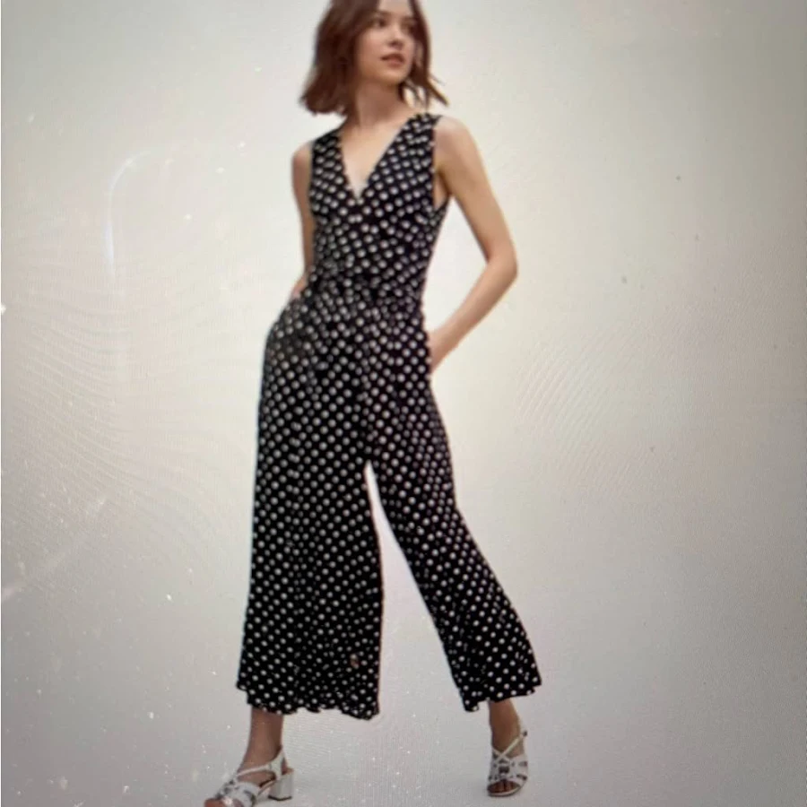 jumpsuit Kate Spade Pants & Jumpsuits Nwt Kate Spade Lia Polka Dot Jumpsuit Poshmark $25