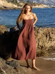 sundress Kaya Smocked Maxi Dress The Handloom $168