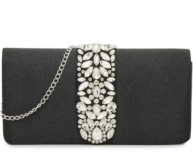 bag Kelly & Katie Crystal Satin Clutch DSW $31.99